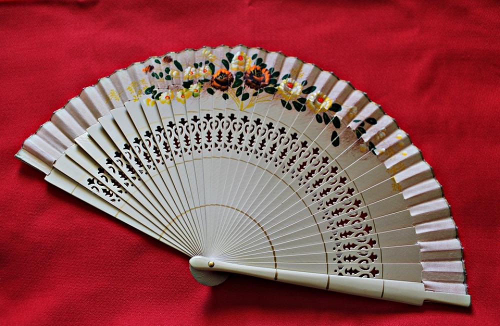 Fan Trim Ornamental Women By Hand Heat Item Fan Trim Ornamental Women By Hand Heat Item