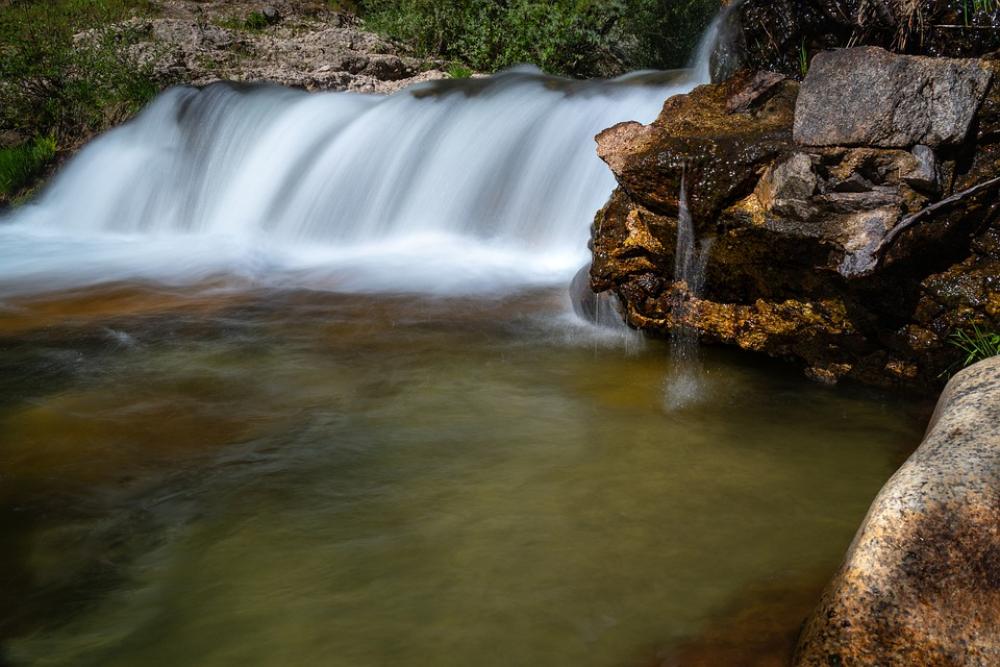 River Married Water Jump Landscape Manzanares River Married Water Jump Landscape Manzanares
