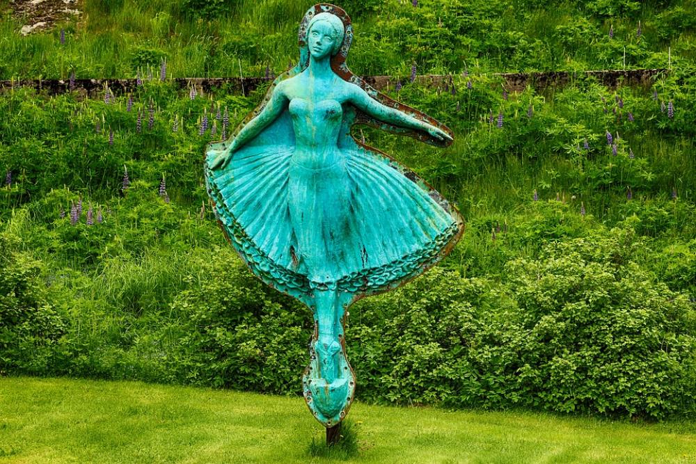 Sculpture Artwork Park Norway Green Garden Sculpture Artwork Park Norway Green Garden