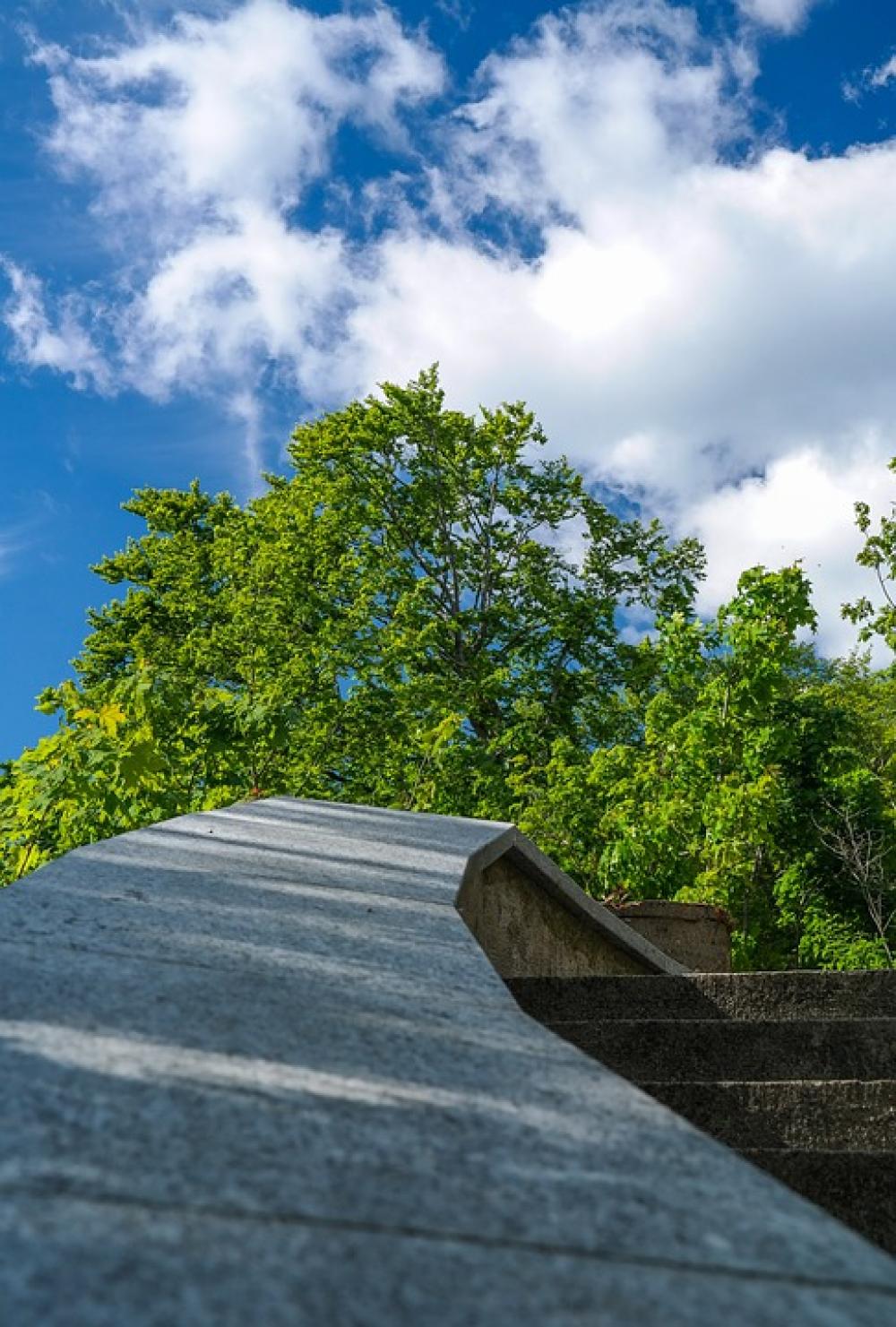 Stairs Gradually Parapet Upward Gene Sky Rise Stairs Gradually Parapet Upward Gene Sky Rise