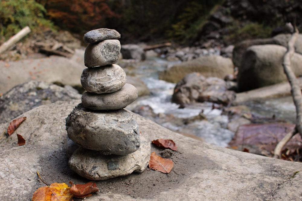 Stone Bach Landscape Water Nature Stones River Stone Bach Landscape Water Nature Stones River