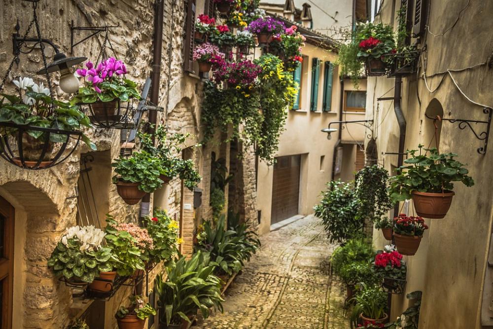 Umbria Italy Alley Architecture Construction Umbria Italy Alley Architecture Construction