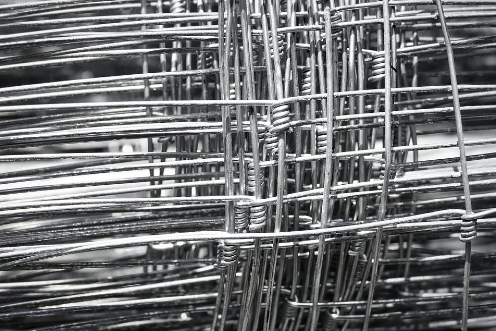 Wire Metal Silver Structure Cross Close Up Symbol Wire Metal Silver Structure Cross Close Up Symbol