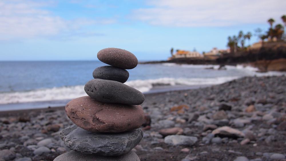 stones beach coast luck tenerife stones beach coast luck tenerife