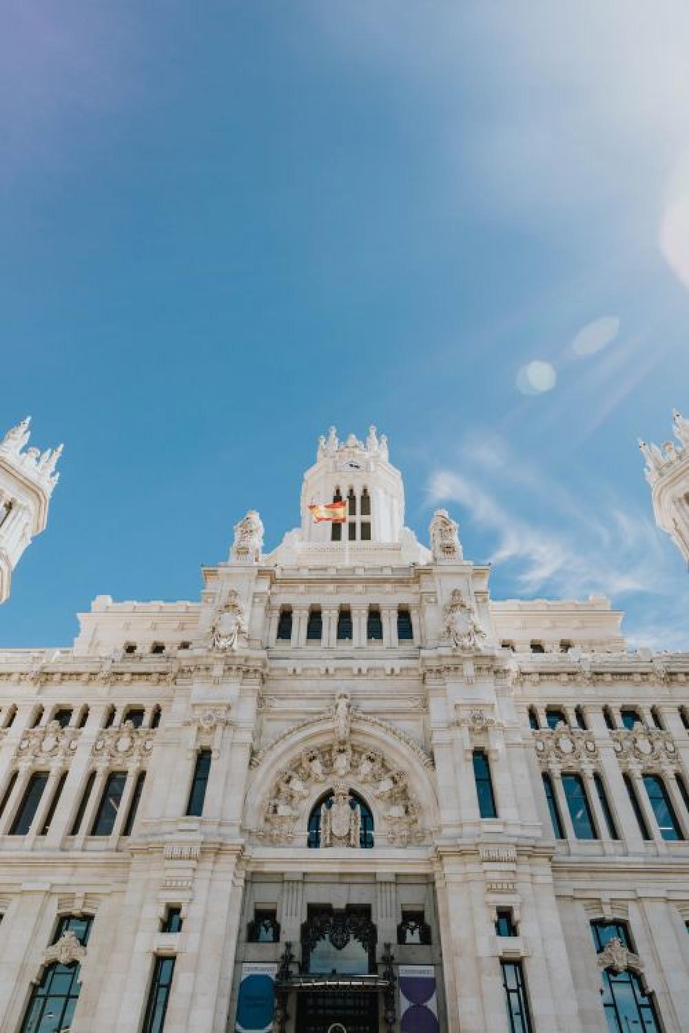 Plaza de la Cibeles - Central Post Office (Palacio de Comunicaciones), Madrid, Spain Plaza de la Cibeles - Central Post Office (Palacio de Comunicaciones), Madrid, Spain