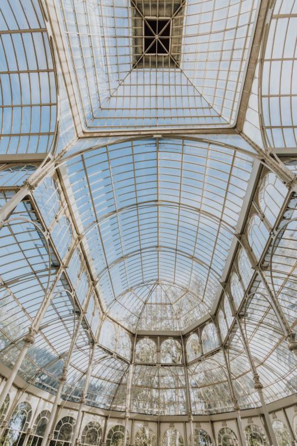 Crystal Palace (Palacio de cristal) in Retiro Park, Madrid, Spain Crystal Palace (Palacio de cristal) in Retiro Park, Madrid, Spain