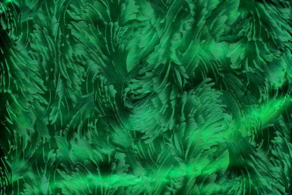 green foil shiny curves design green foil shiny curves design