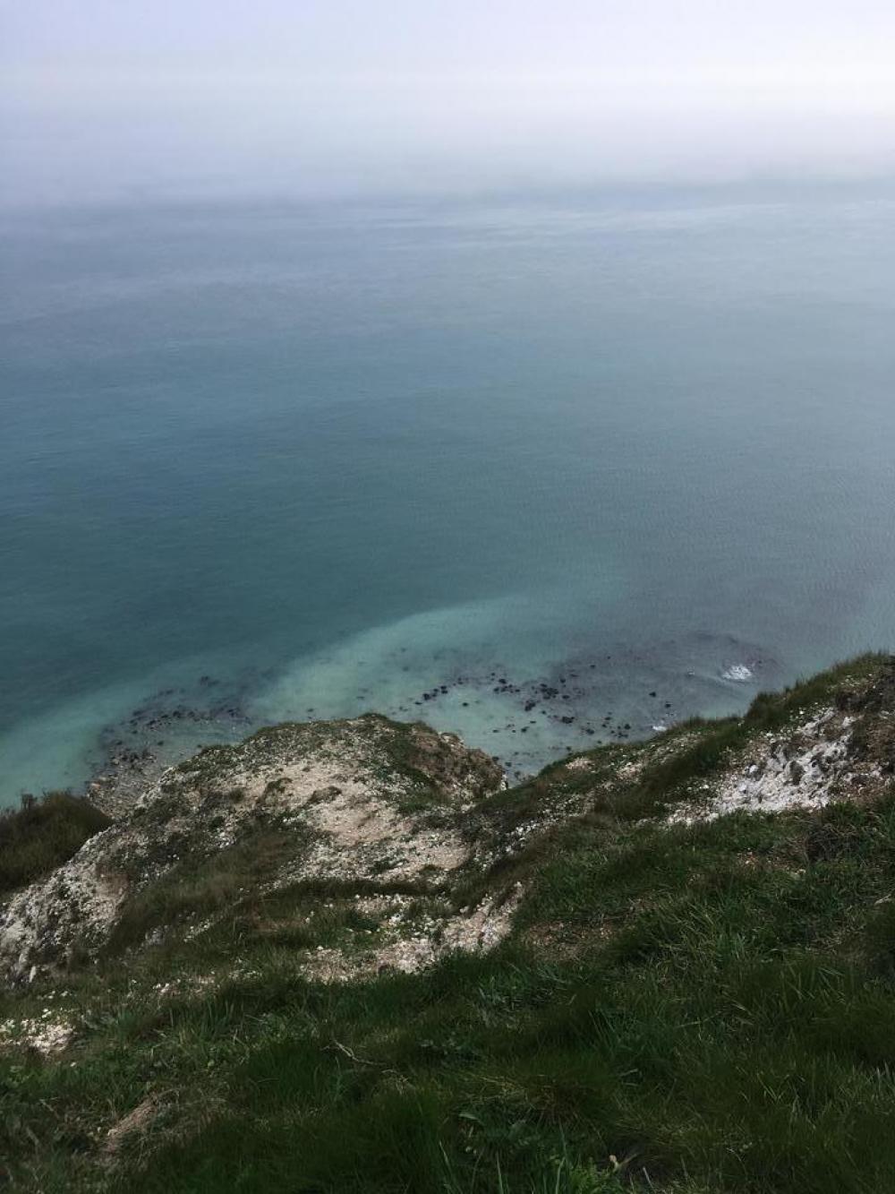 Beachy Head cliff edge summer sunshine sea view Beachy Head cliff edge summer sunshine sea view