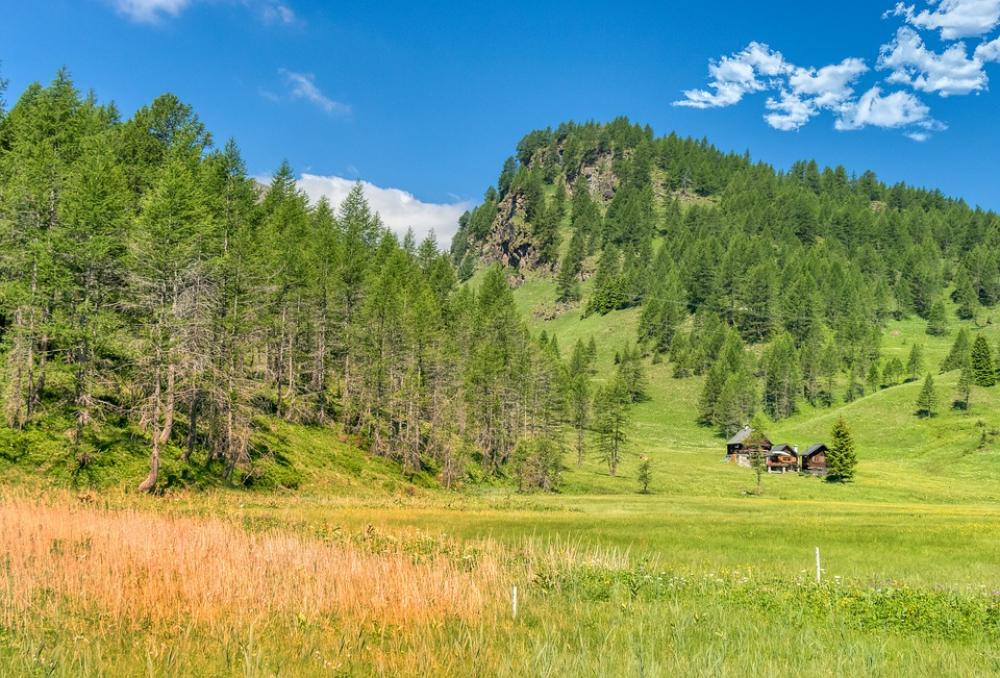 Alpine Valley Nature Landscape Mountain Valle Sky Alpine Valley Nature Landscape Mountain Valle Sky