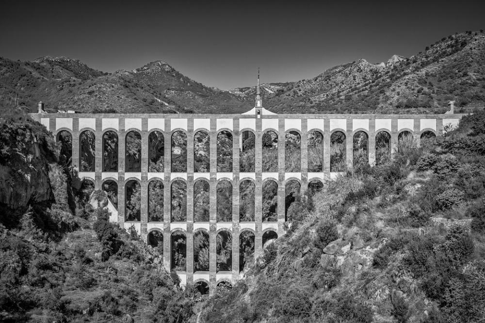 Aqueduct Europe South Andalusia Spain Architecture Aqueduct Europe South Andalusia Spain Architecture