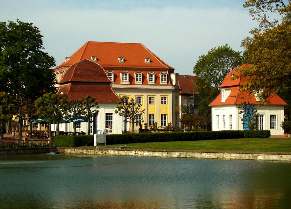 Bad Lauchstädt View Kuranlage Historical Pond Bad Lauchstädt View Kuranlage Historical Pond