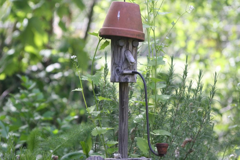 Beekeeper Bees Garden Sculpture Pipe Scarecrow Beekeeper Bees Garden Sculpture Pipe Scarecrow