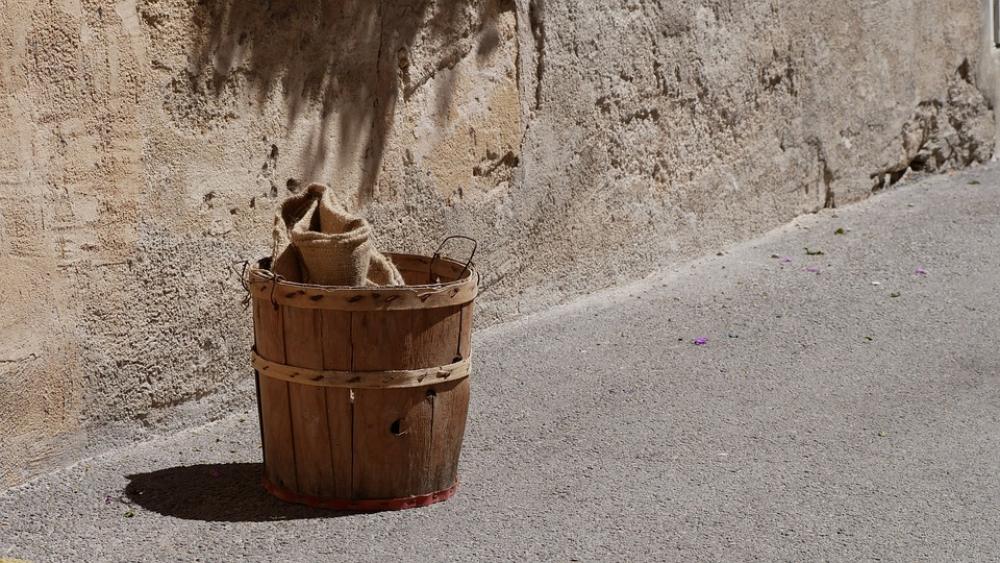 Bucket Vintage Wooden Bucket Container Antique Bucket Vintage Wooden Bucket Container Antique