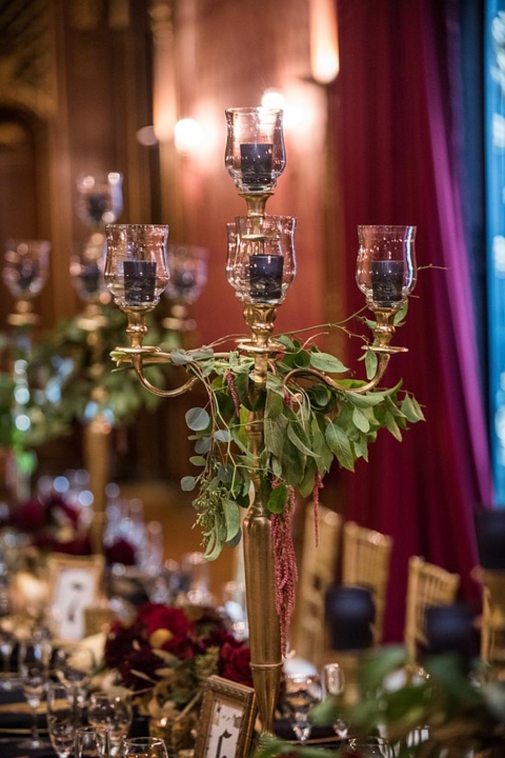 Candelabra Candles Centerpiece Wedding Reception Candelabra Candles Centerpiece Wedding Reception