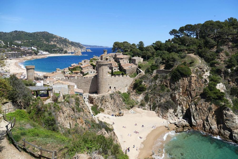 Costa Brava Spain Landscape Sea Coastal Landscape Costa Brava Spain Landscape Sea Coastal Landscape
