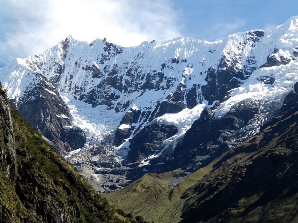 Humantay Mountain Top Andy Cold Landscape High Humantay Mountain Top Andy Cold Landscape High