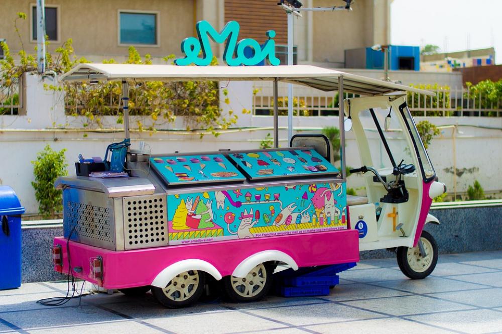 Ice Cream Parlor Vehicle Street Ice Cream Parlor Vehicle Street