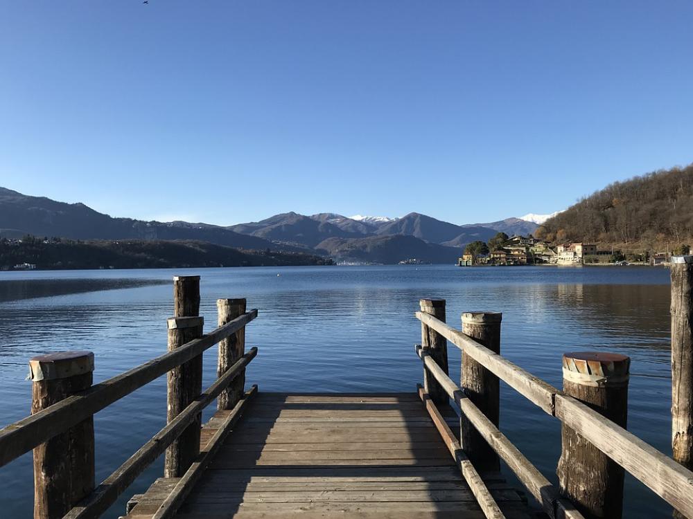 Lake Orta Italy Cusio Landscape Waters Piemonte Lake Orta Italy Cusio Landscape Waters Piemonte