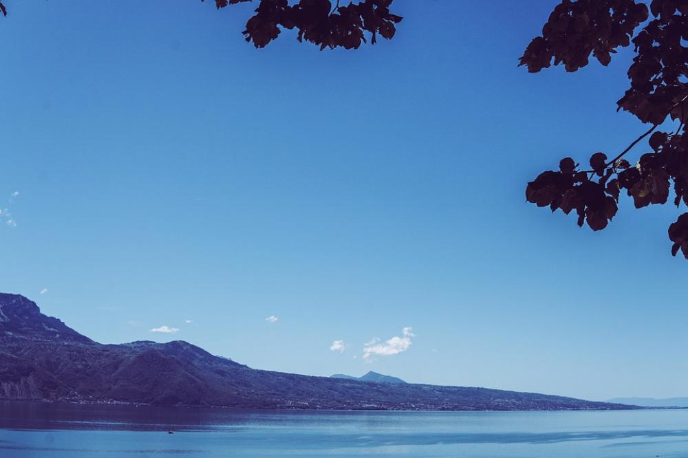 Lake Blue Peaceful Switzerland Nature Landscape Lake Blue Peaceful Switzerland Nature Landscape
