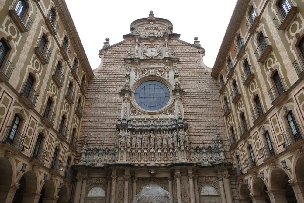 Montserrat Monastery Spain Religion Church Montserrat Monastery Spain Religion Church