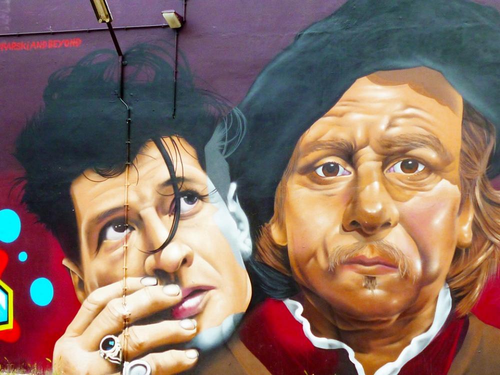 Mural Amsterdam Rembrandt Netherlands Grafitti Mural Amsterdam Rembrandt Netherlands Grafitti