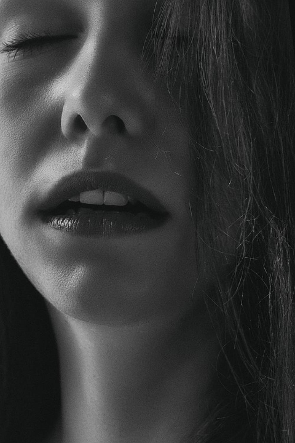 Portrait Girl Studio Female Woman Profile Nose Portrait Girl Studio Female Woman Profile Nose
