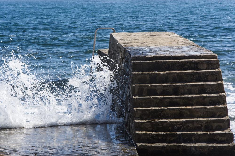 Sea Seaside Beach Coast Stone Entrance Water Sea Seaside Beach Coast Stone Entrance Water
