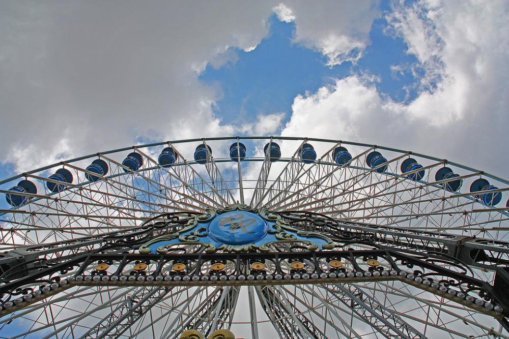Sinksenfoor Funfair Ferris Wheel Fun Gondolas Sinksenfoor Funfair Ferris Wheel Fun Gondolas