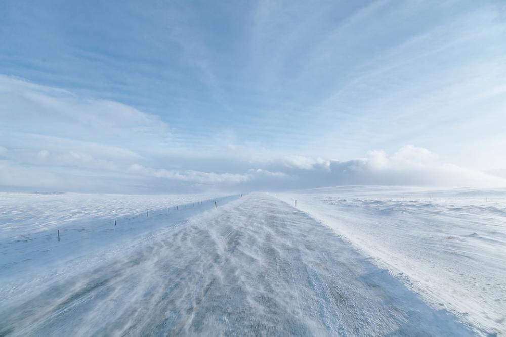 Snow Mount Bright White The Sky Blue Road Wind Snow Mount Bright White The Sky Blue Road Wind