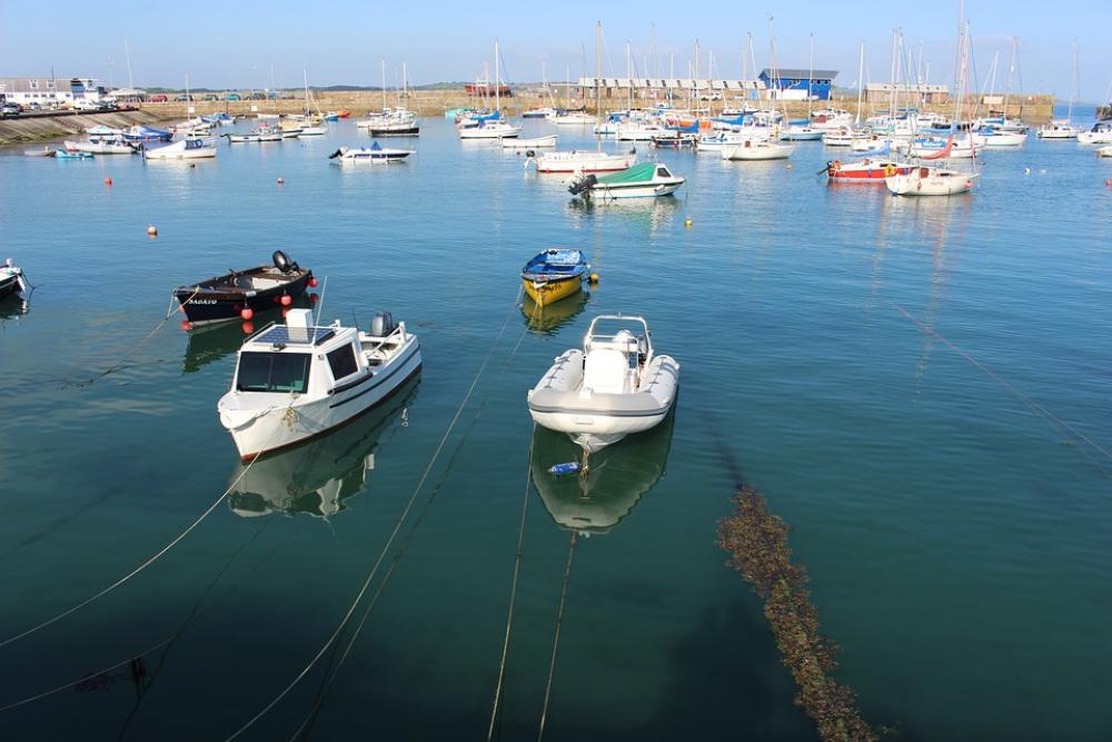 Two Boats Penzance Coast Harbour Dockside Cornwall Two Boats Penzance Coast Harbour Dockside Cornwall