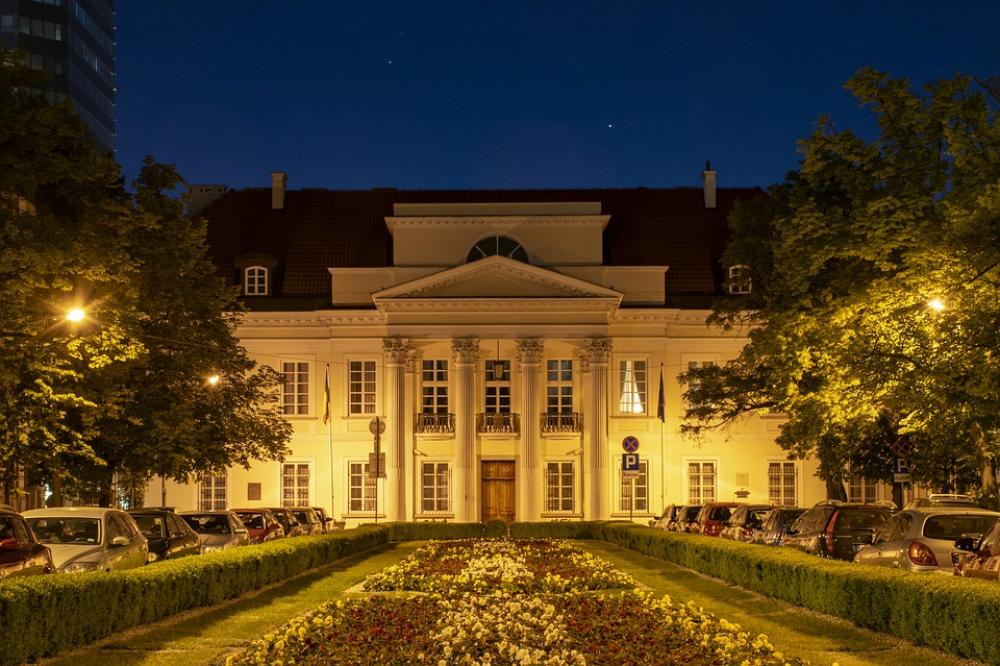 Warsaw Architecture Lights Building Travel History Warsaw Architecture Lights Building Travel History