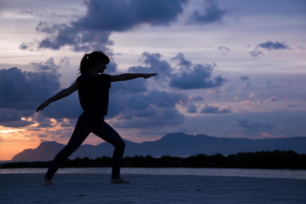 Yoga Beach Girl Meditation Relaxation Relax Young Yoga Beach Girl Meditation Relaxation Relax Young