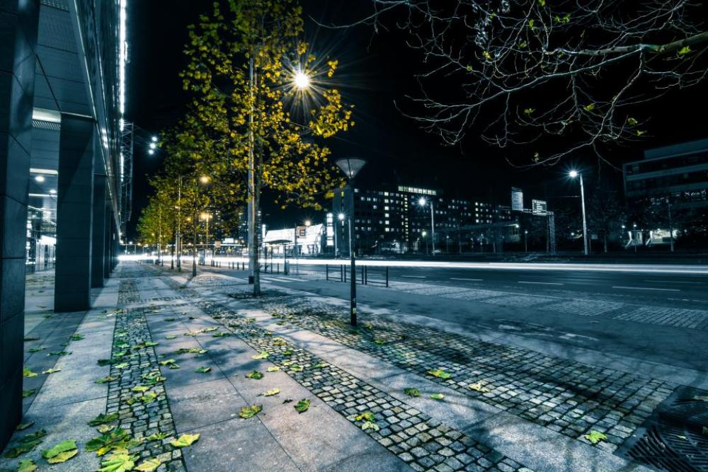 streets roads lamp posts night dark streets roads lamp posts night dark