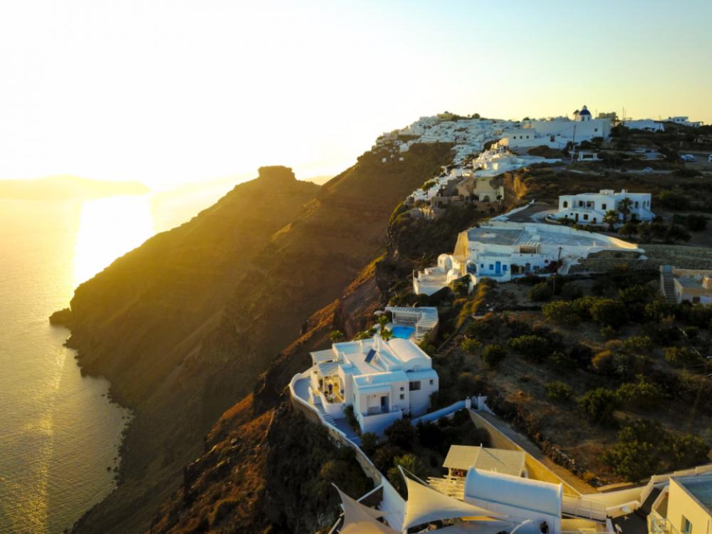 Santorini sunset greece amazing Santorini sunset greece amazing