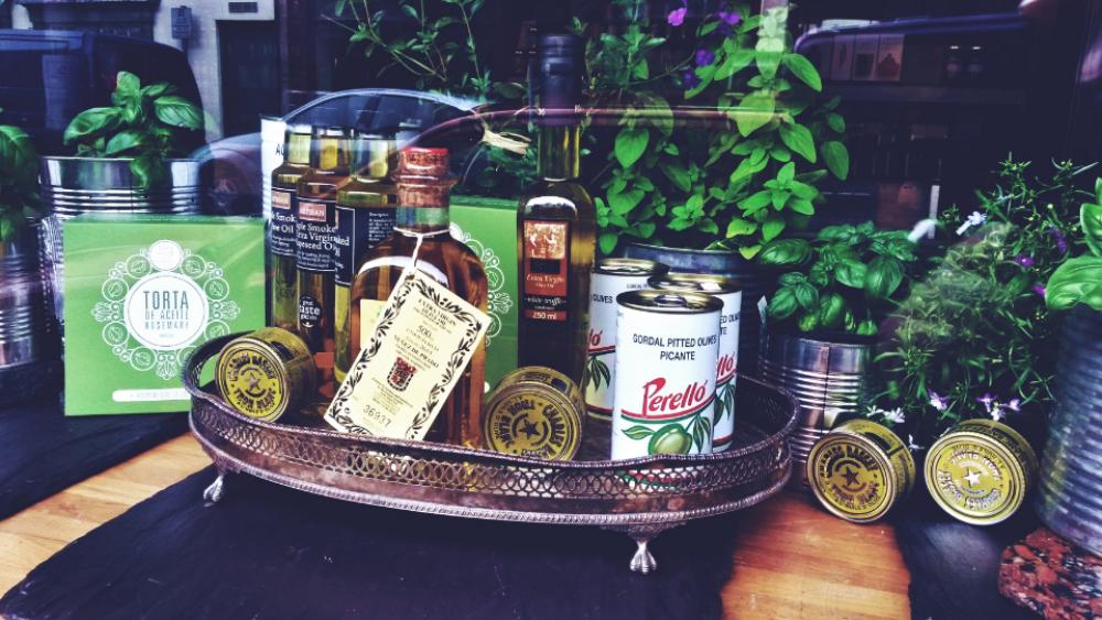 food oil olive oil window display store food oil olive oil window display store
