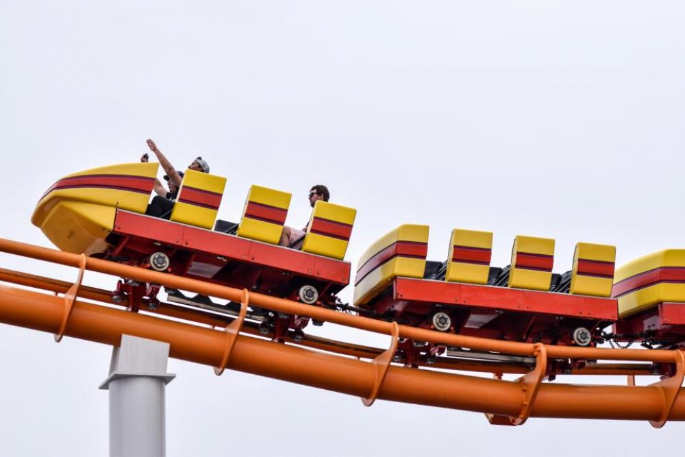 amusement ride adventure people roller coaster amusement ride adventure people roller coaster