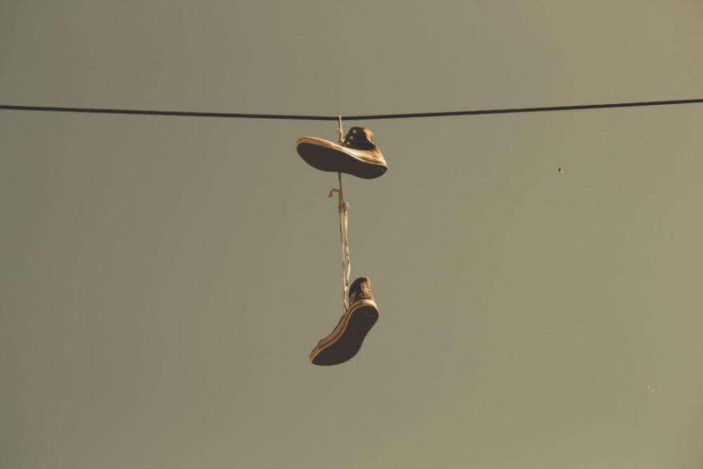 shoes laces power lines city sky shoes laces power lines city sky