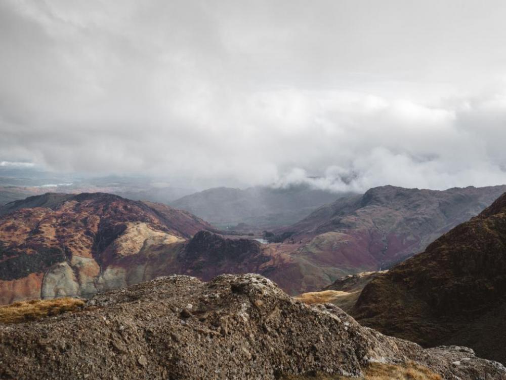 mountain highland rocks hill clouds mountain highland rocks hill clouds