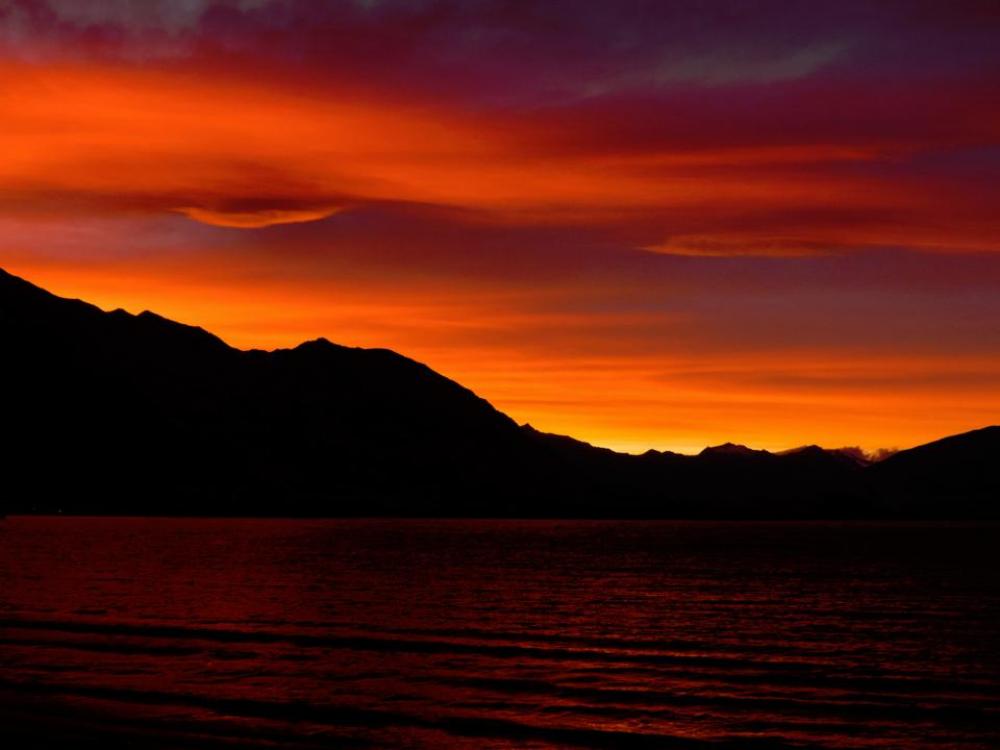 nature water mountains sunset sky nature water mountains sunset sky