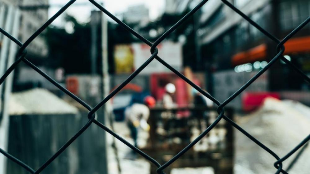fence wire barrier construction people fence wire barrier construction people