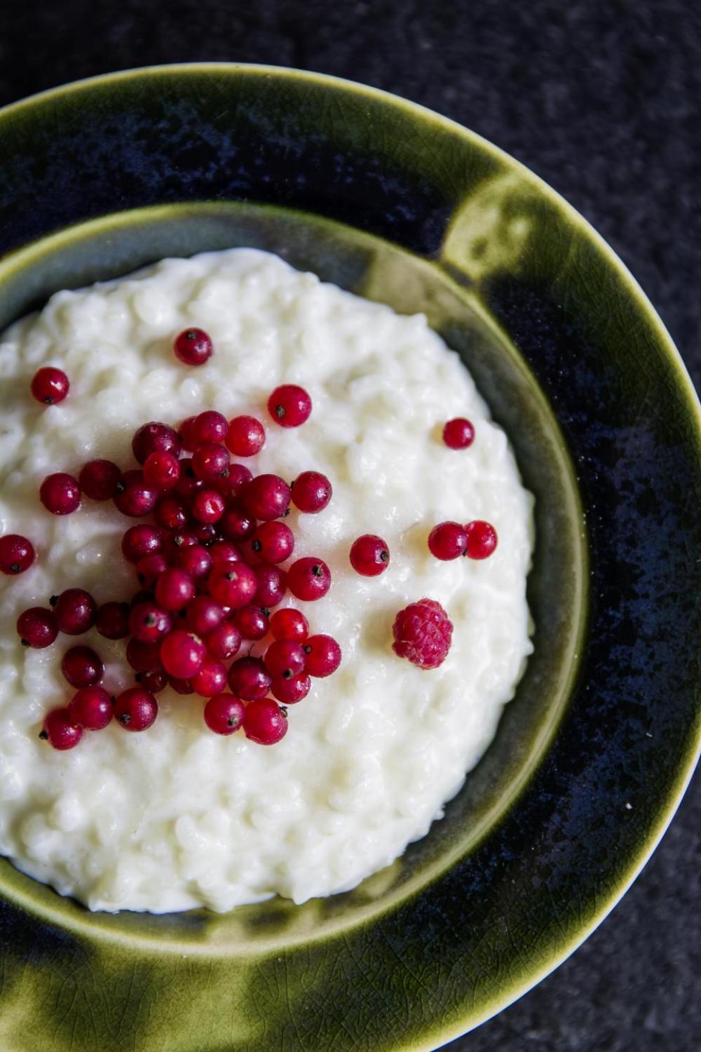 red fruit rice pudding dessert red fruit rice pudding dessert