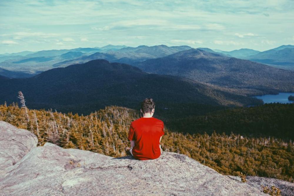 mountain people man alone rest mountain people man alone rest