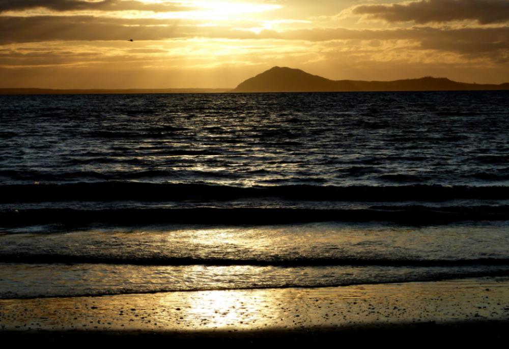 ocean sunset waves coast shore ocean sunset waves coast shore