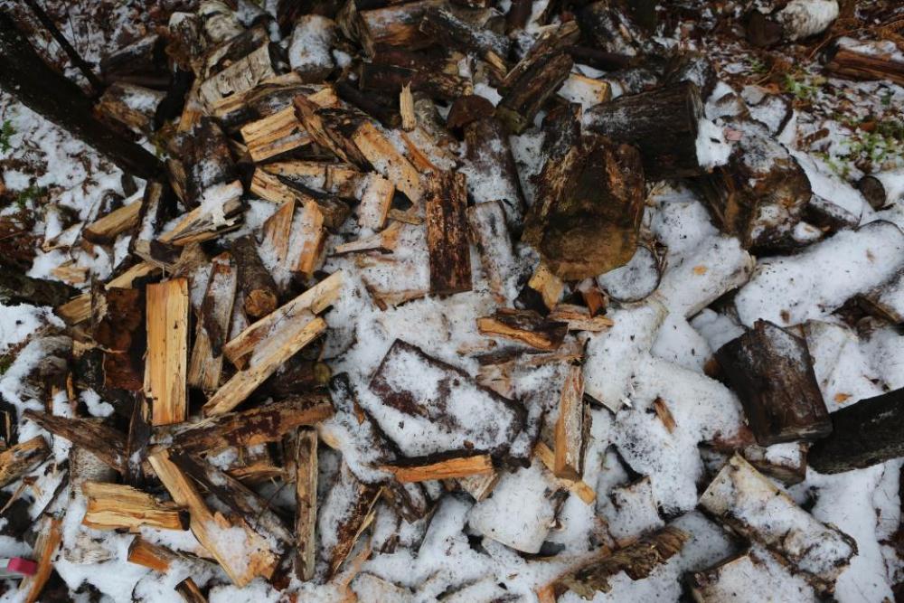 wood logs lumber snow winter wood logs lumber snow winter