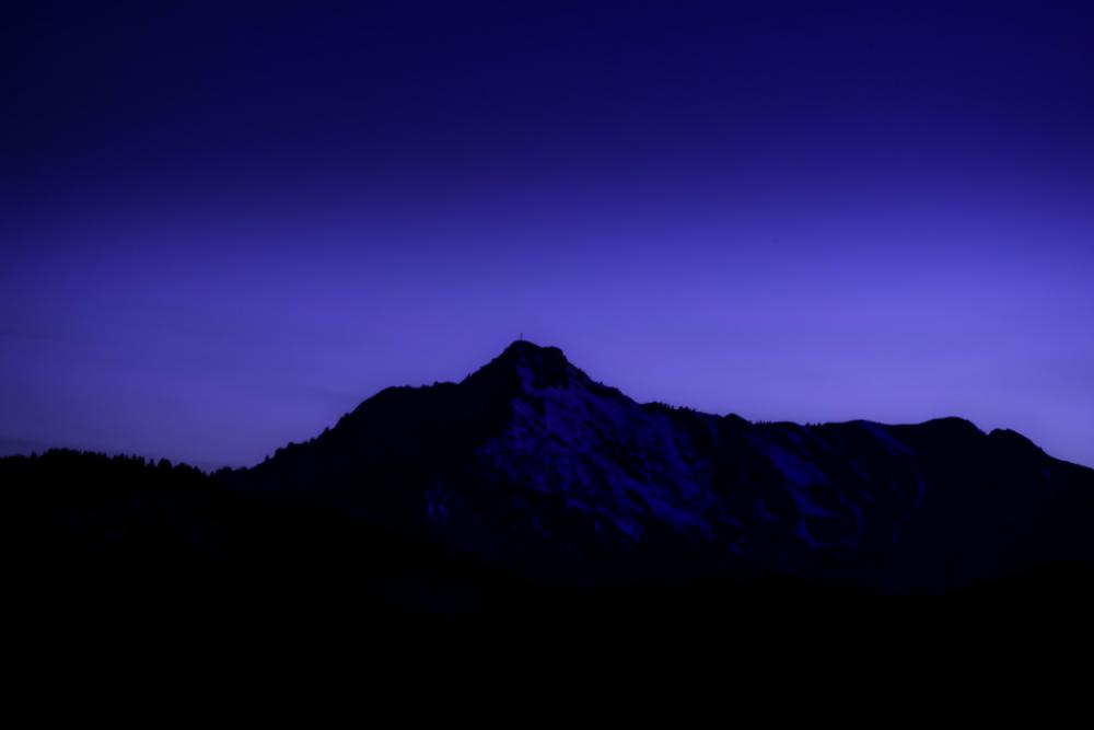 Mountain purple sky dusk evening Mountain purple sky dusk evening