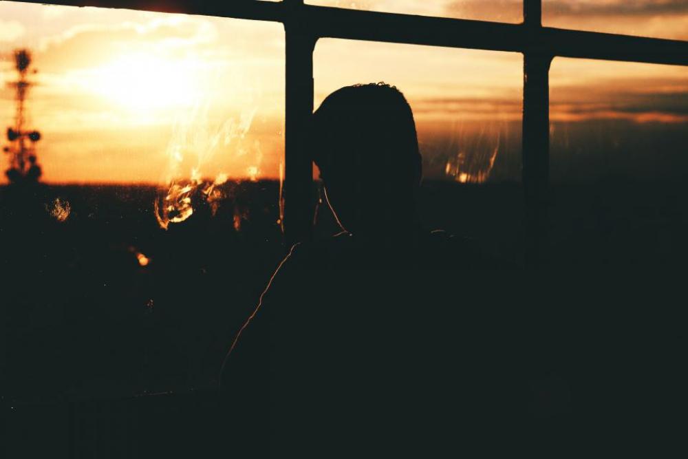 sunset silhouette people windows shadows sunset silhouette people windows shadows