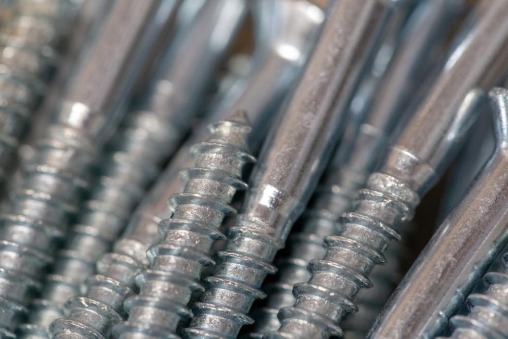 macro metal screws silver construction macro metal screws silver construction