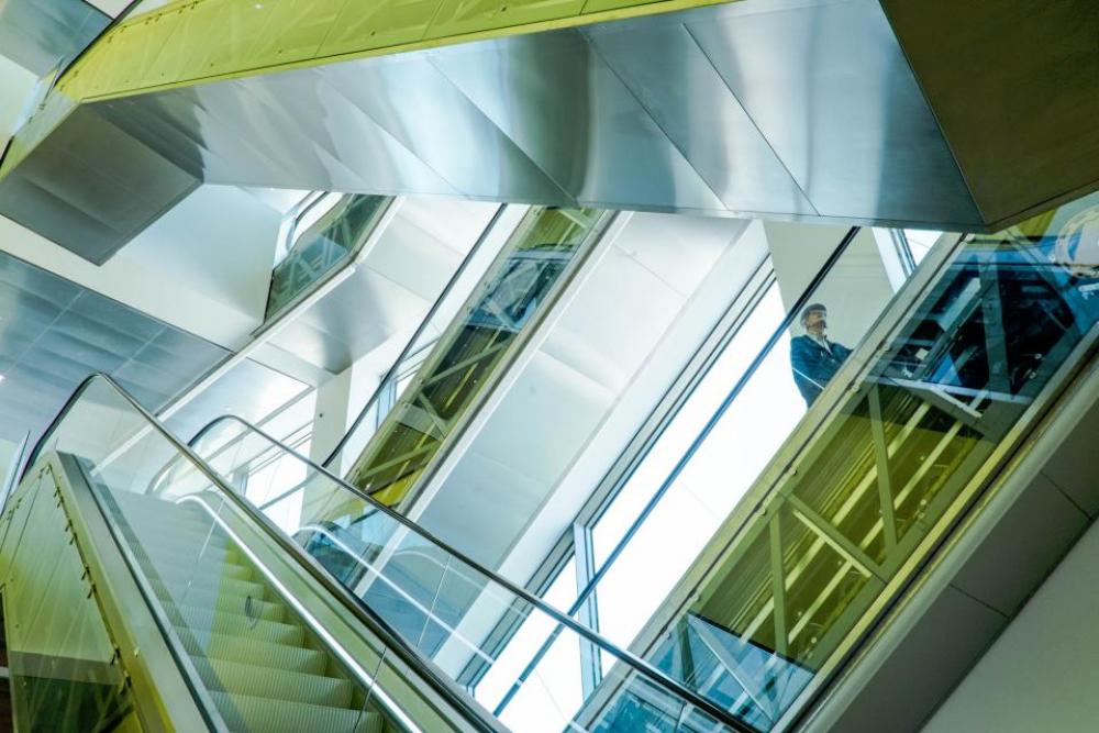 places structure escalator interior people places structure escalator interior people