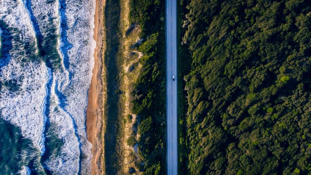 aerial land water ocean sea aerial land water ocean sea