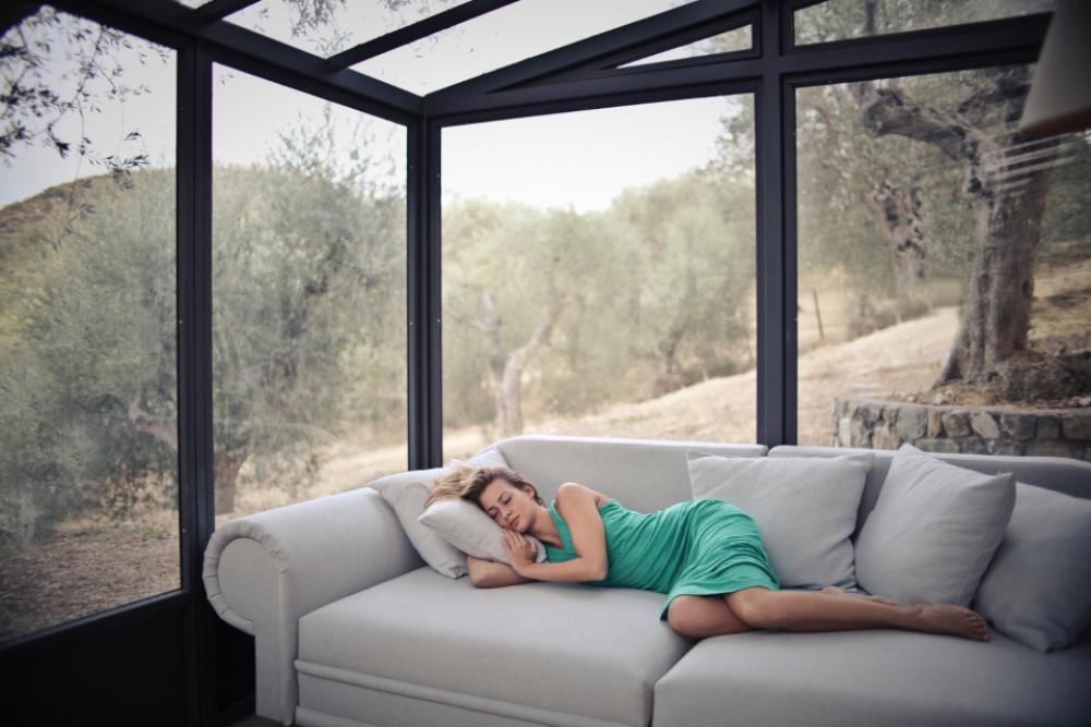 woman green dress asleep sleeping woman green dress asleep sleeping